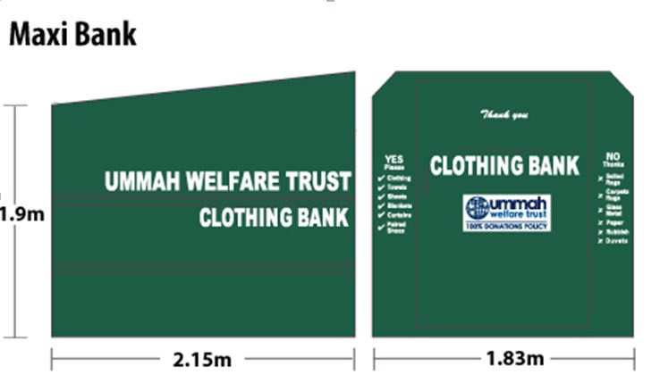 Clothes Bank Dimensions